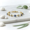 Beautiful evil eye charm anti tarnish bracelet Stainless steel