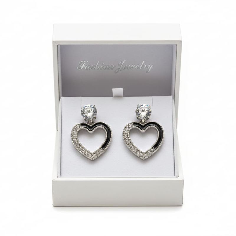 Heart shape earrings Daily wear or special occasions Girls or Woman's wear - Image 3