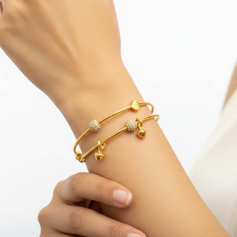 Classy sleek open bangle style ,Silver-toned bracelet Stainless steel - Image 2