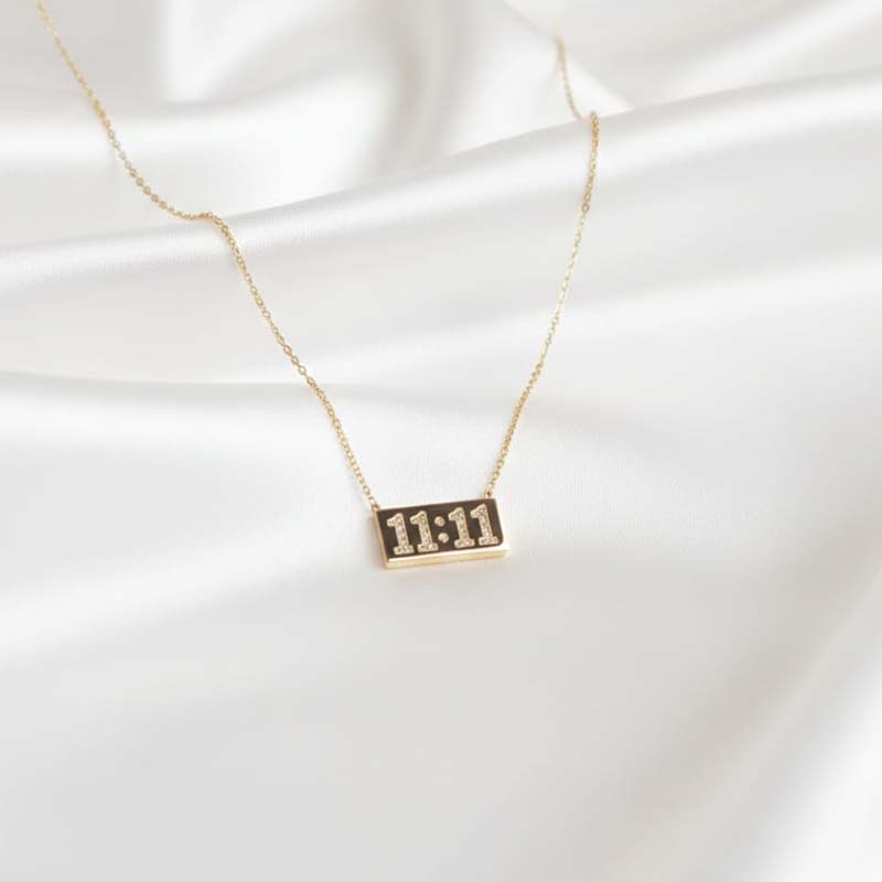 '11:11' Angel Number anti tarnish pendent Stainless steel - Image 4