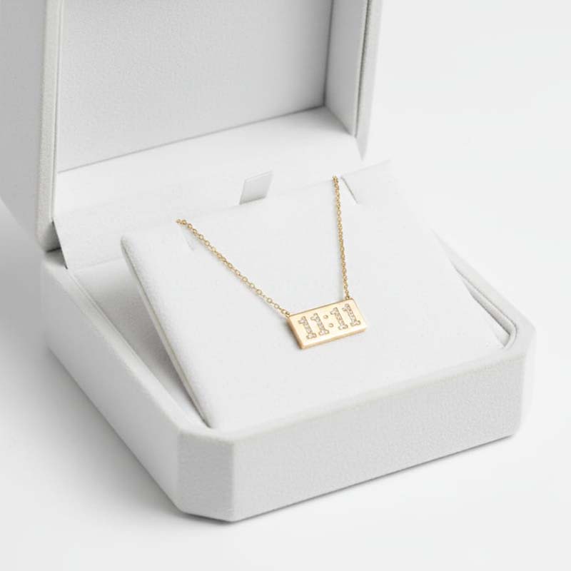 '11:11' Angel Number anti tarnish pendent Stainless steel - Image 6