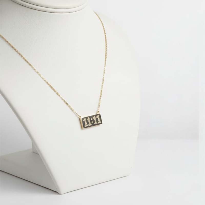 '11:11' Angel Number anti tarnish pendent Stainless steel