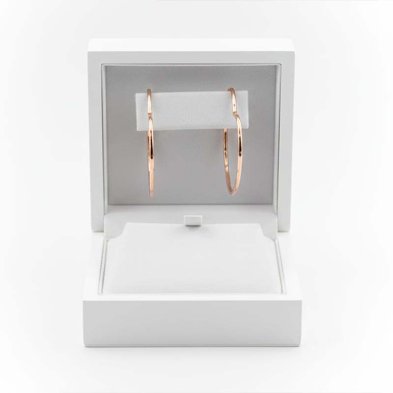 Heart-shaped hoop,minimalist, simple and delicate earrings - Image 2
