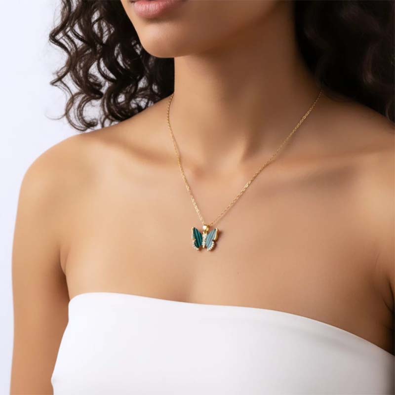 Beautiful Butterfly charm, metallic anti tarnish pendent Stainless steel - Image 7