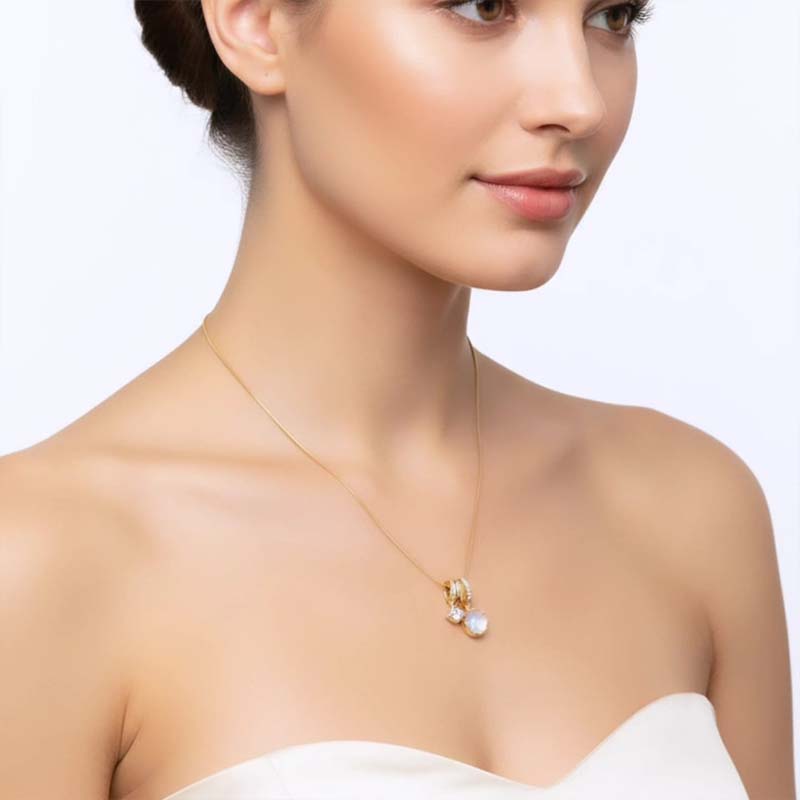 Divine multi-charm piece,layered aesthetic Pendent Stainless Steel - Image 5