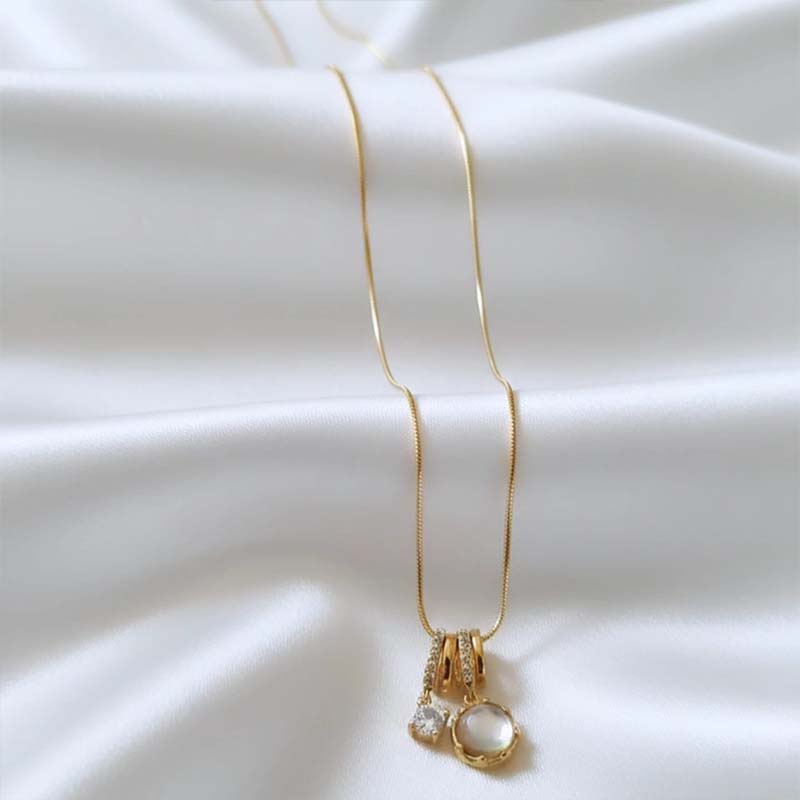 Divine multi-charm piece,layered aesthetic Pendent Stainless Steel - Image 4