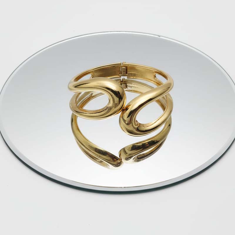 Timeless infinity-inspired design, cuff-style khada bracelet - Image 5