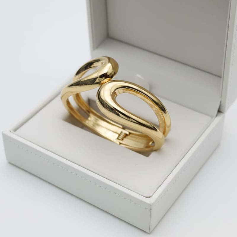 Timeless infinity-inspired design, cuff-style khada bracelet