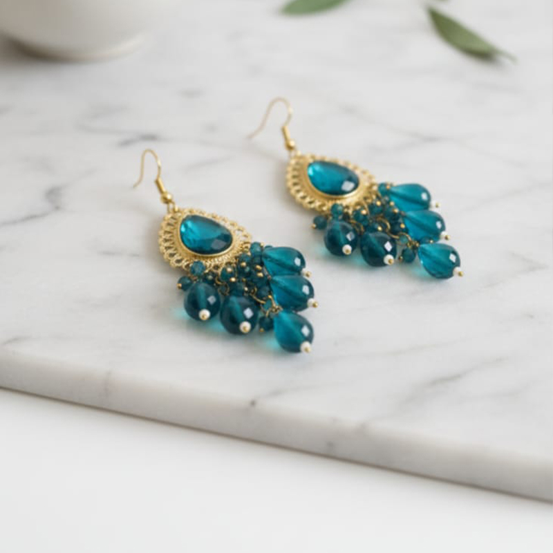 Peacock earrings Everyday elegance or special occasions