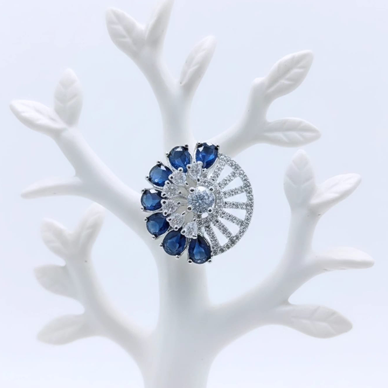 High-quality American Diamonds Beautiful Royal Blue Stones - Image 4