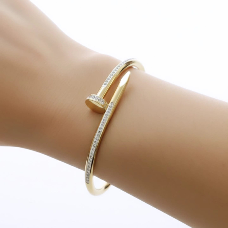 Stylish Juste un Clou style bangle design anti tarnish bracelet - Image 7