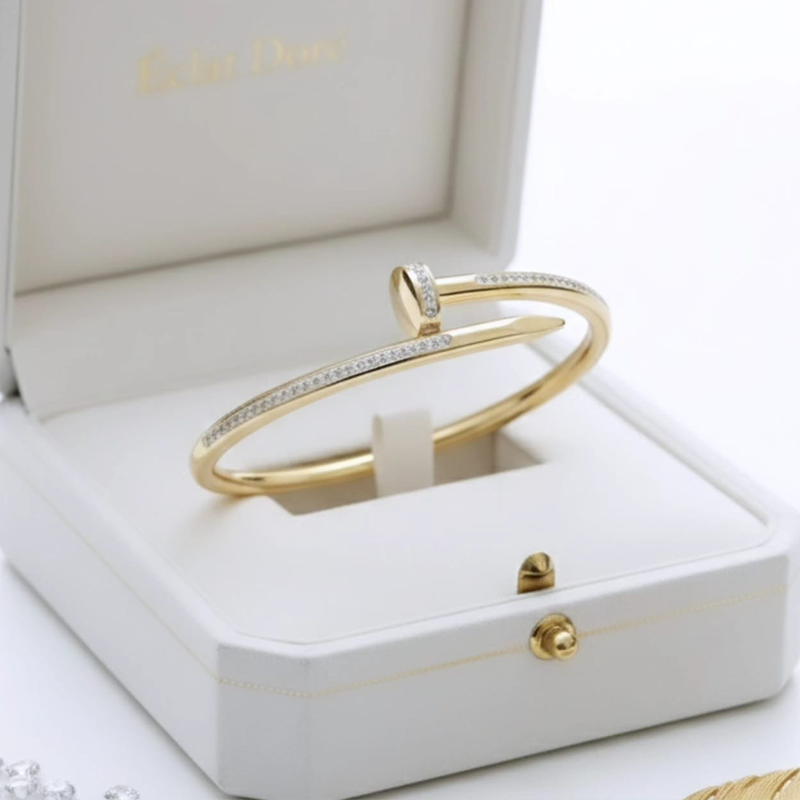 Stylish Juste un Clou style bangle design anti tarnish bracelet