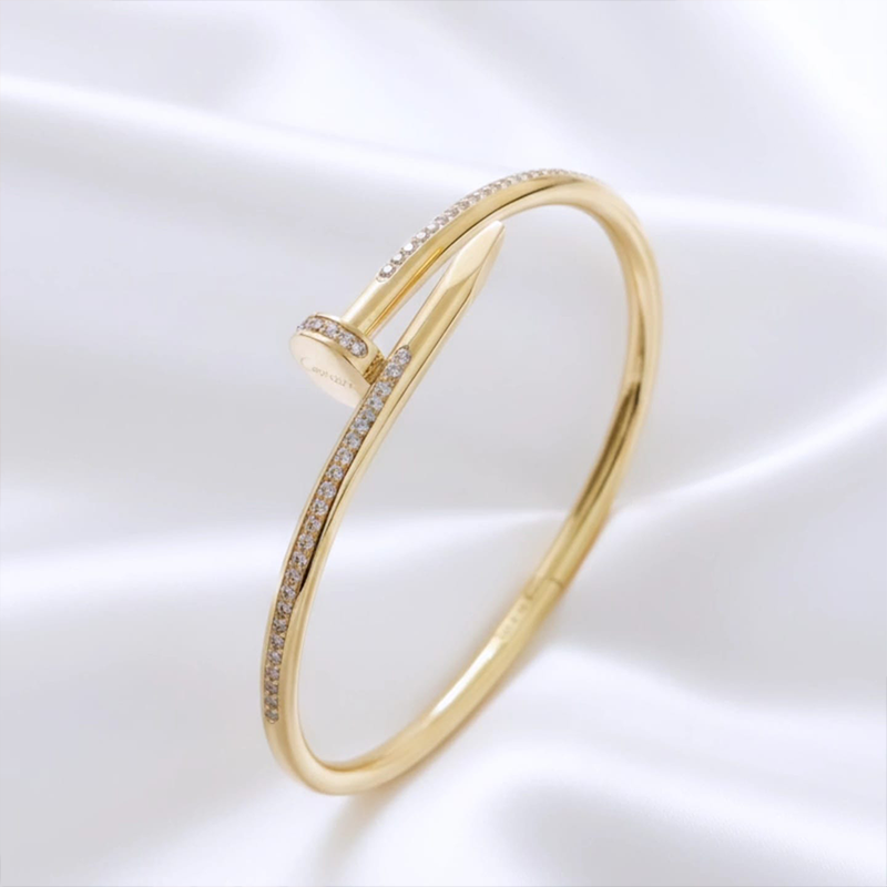 Stylish Juste un Clou style bangle design anti tarnish bracelet - Image 2