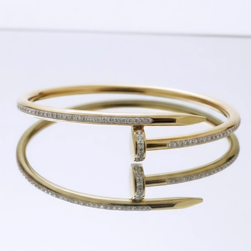 Stylish Juste un Clou style bangle design anti tarnish bracelet - Image 3