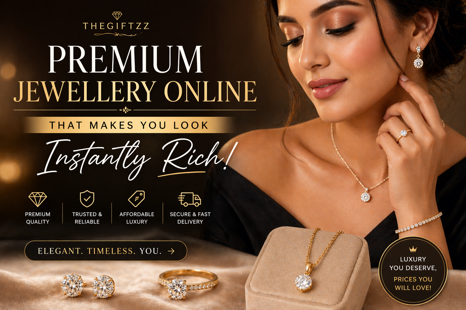 Premium Jewellery Online That Makes You Look Instantly Rich!