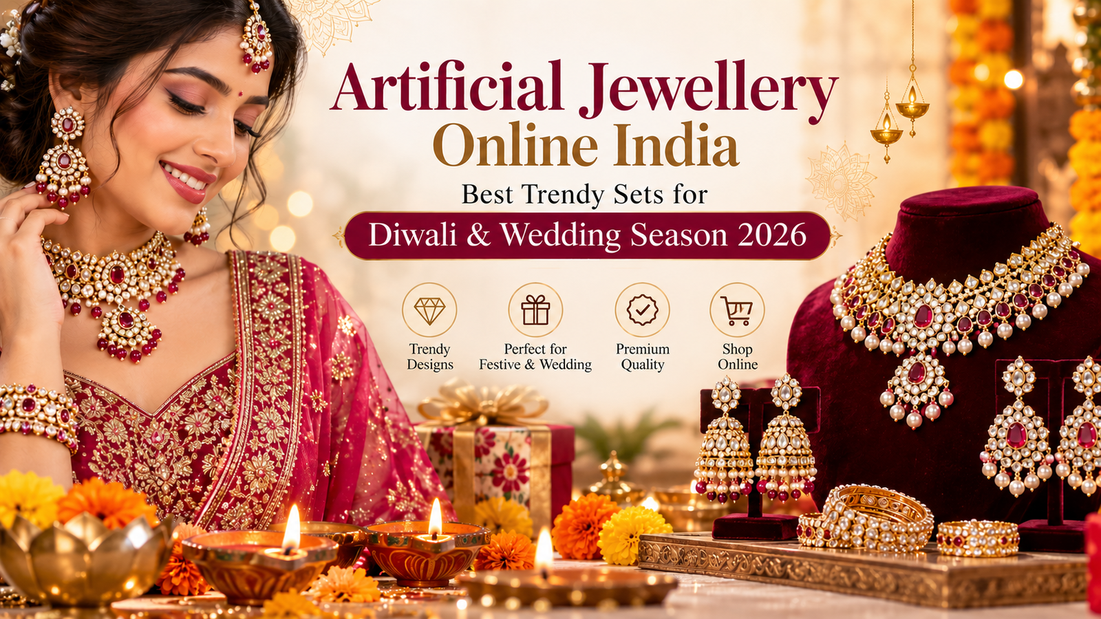 Artificial Jewellery Online India: Best Trendy Sets for Diwali & Wedding Season 2026